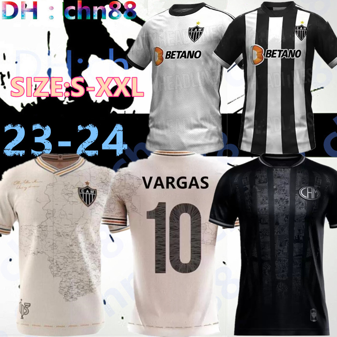22/23/24 Atletico Mineiro Home soccer jerseys 2023 2024 VARGAS M.ZARACHO SASHA ELIAS 113 special edition Shirt Away white KENO MARQUINHOS GUGA 3rd Football uniform, Picture
22/23/24 Atletico Mineiro Home soccer jerseys 2023 2024 VARGAS M.ZARACHO SASHA ELIAS 113 special edition Shirt Away white KENO MARQUINHOS GUGA 3rd Football uniform, Picture