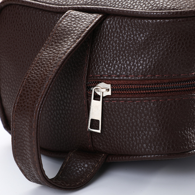 Cosmetic Bags Cases Makeup Men Travel Zipper s Organizer Storage Pouch PU Leather Toiletry Neceser 230329