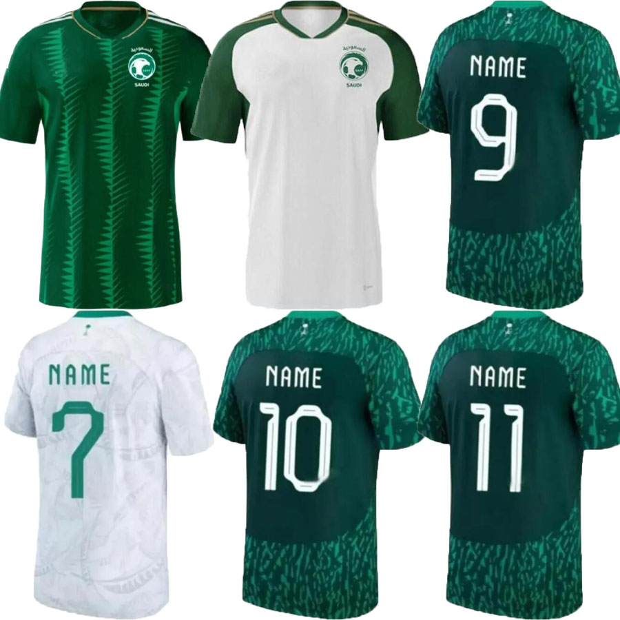 2023 2024 Saudi soccer jerseys national team home away Najei Salem Al Dawsari Abudullah Alhamddan Firas Albirakan Arabia men's football shirt, Green
2023 2024 Saudi soccer jerseys national team home away Najei Salem Al Dawsari Abudullah Alhamddan Firas Albirakan Arabia men's football shirt, Green
