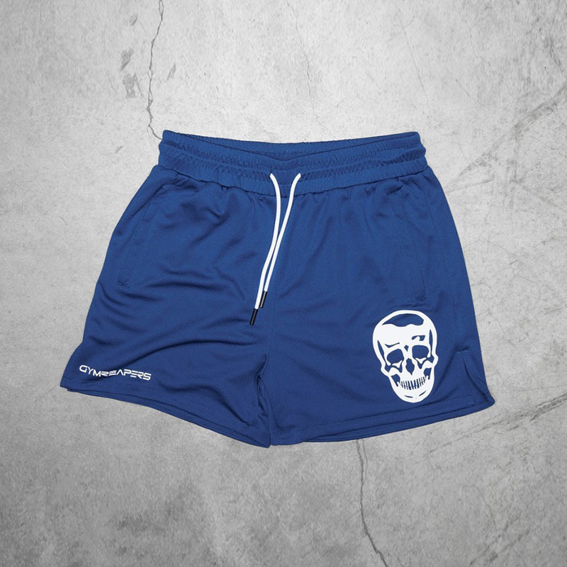 Men's Shorts 2023 Gymreapers Skull Men Running Fitness Breathable Mesh Training Quick Dry Mens Beach Sport Short 230329