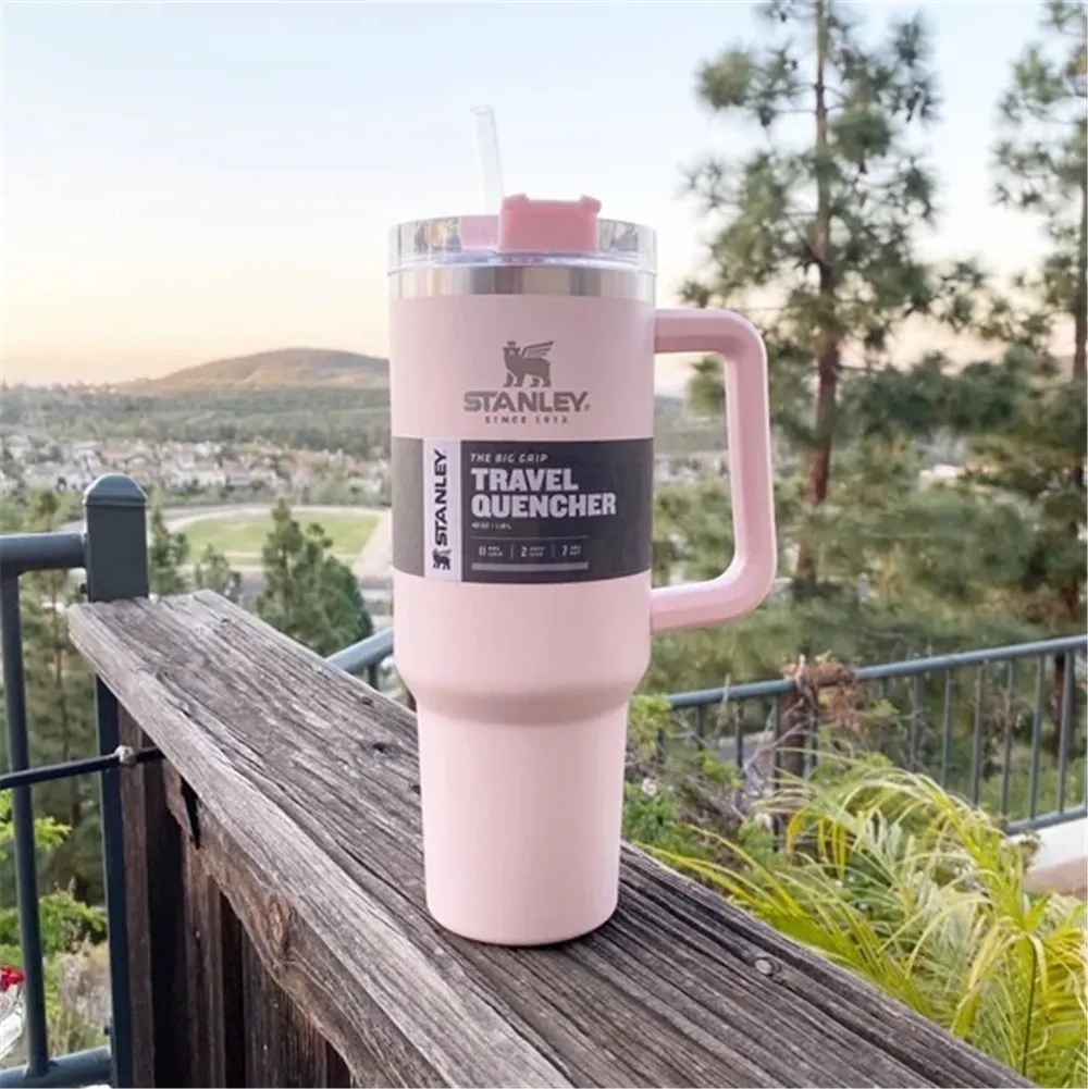 Stanley Pink Cups 40oz Mug Tumbler With Handle Insulated Tumblers Lids Straw Stainless Steel Coffee Termos Cup With logo fast ship, Multi-color
Stanley Pink Cups 40oz Mug Tumbler With Handle Insulated Tumblers Lids Straw Stainless Steel Coffee Termos Cup With logo fast ship, Multi-color
