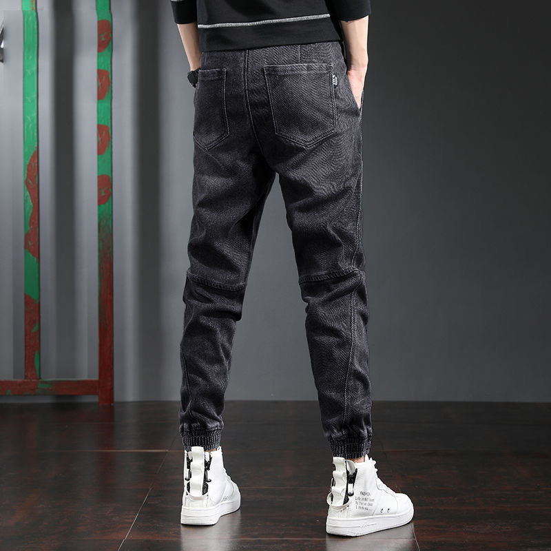 Men's Jeans Winter Jeans Men Black Slim Fit Stretch Pants Jeans Casual Trousers Male Plus Size 4XL 5XL 230329