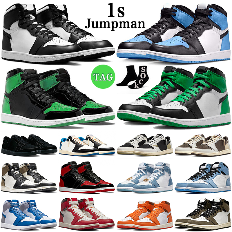 jumpman 1 retro 1s high basketball shoes men women UNC Toe Lucky Green Patent Black White Reverse Mocha Olive Lost And Found mens trainers outdoor sports sneakers, Ts black phantom
jumpman 1 retro 1s high basketball shoes men women UNC Toe Lucky Green Patent Black White Reverse Mocha Olive Lost And Found mens trainers outdoor sports sneakers, Ts black phantom