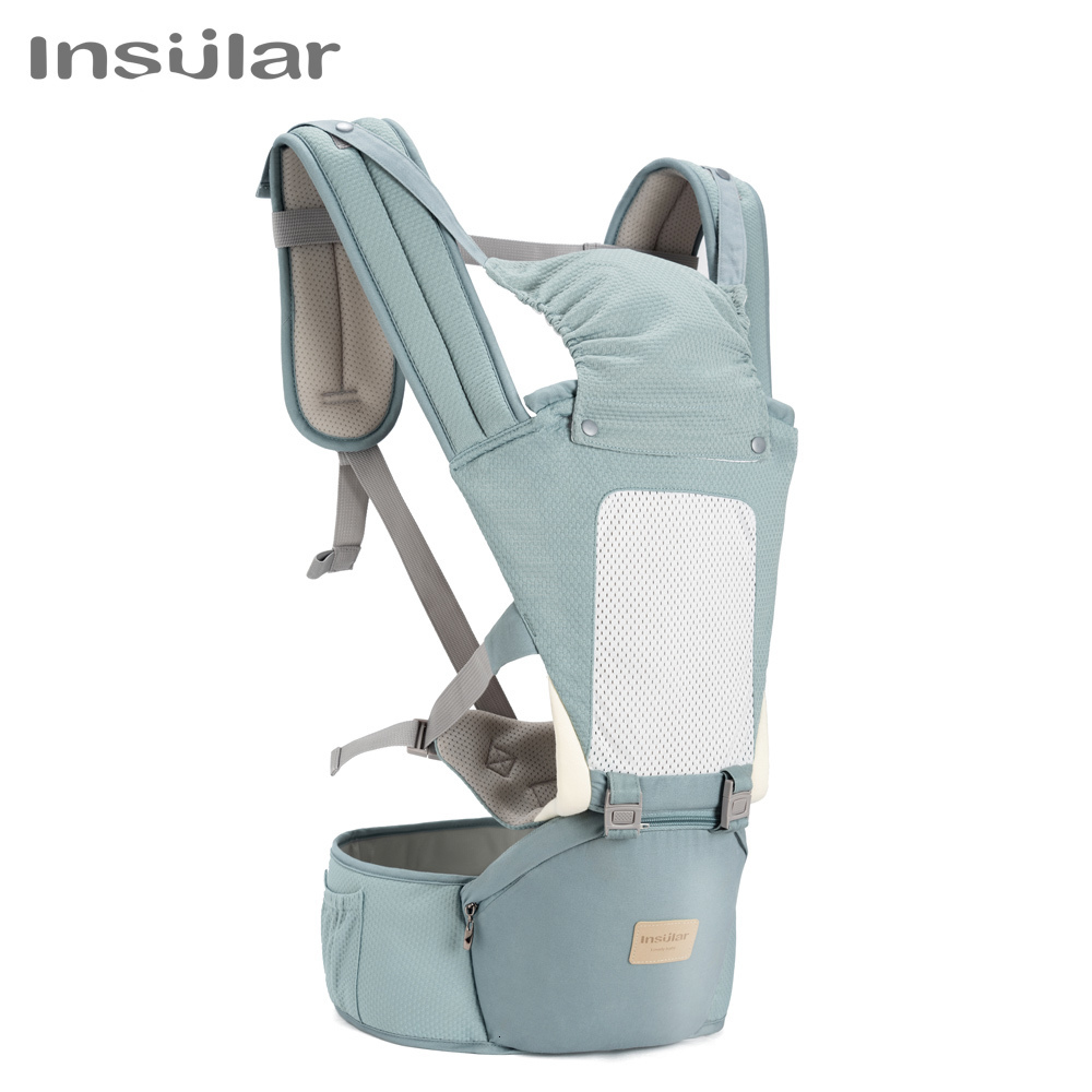 s Slings Backpacks Insular Ransel Gendongan Bayi Portabel Penebalan Bahu 360 Ergonomis Bertudung Kanguru 0 36 Bulan 230329