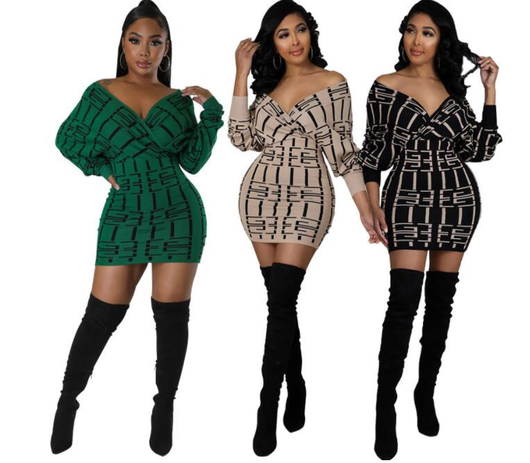 Designer Casual Dresses Plus Size Women's Fashion Classic Clothing Big Sizes Blouse Slim Skirt Women Trendy Skirts Length Dresses