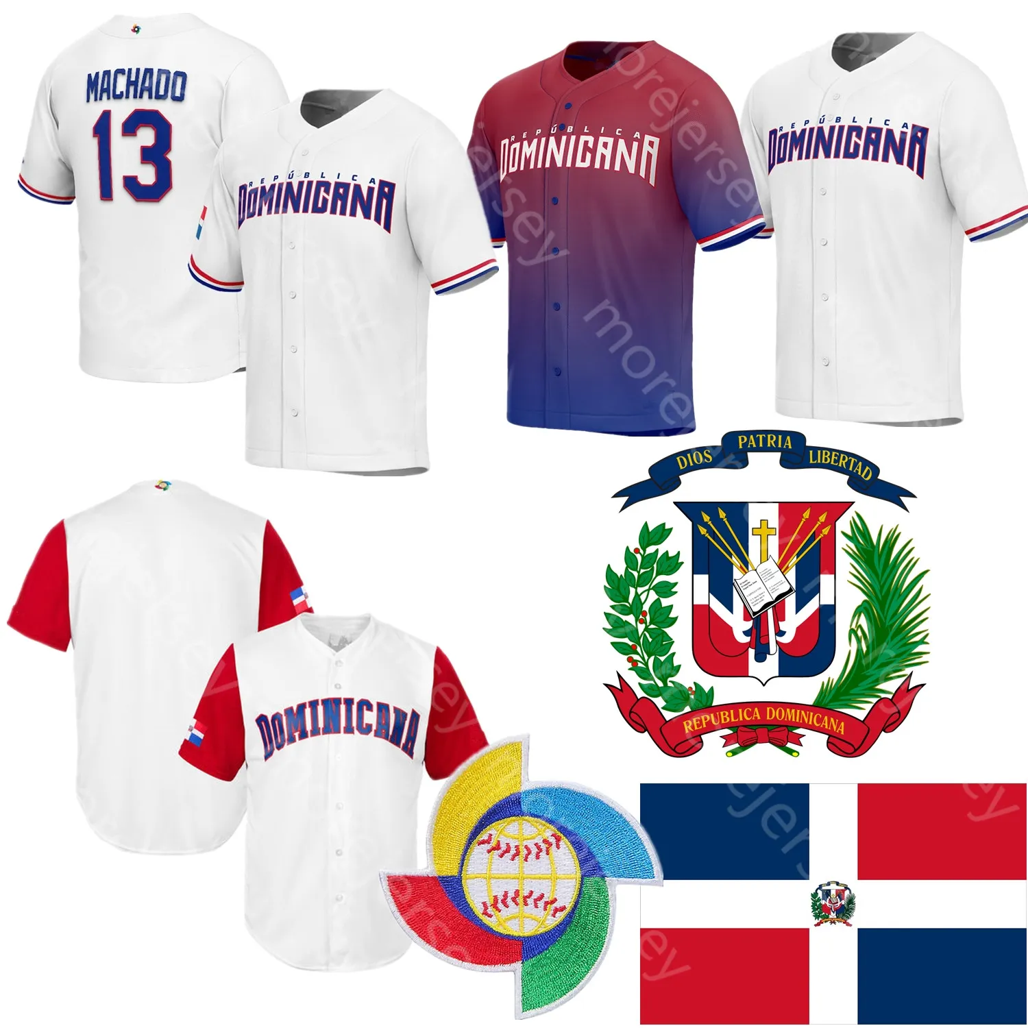 2023 Team Dominican Republic Baseball Jersey WBC World Classic Nelson Cruz Willy Adames Gary Sanchez Johnny Cueto Ketel Marte Jean Segura El, 2023 white
2023 Team Dominican Republic Baseball Jersey WBC World Classic Nelson Cruz Willy Adames Gary Sanchez Johnny Cueto Ketel Marte Jean Segura El, 2023 white