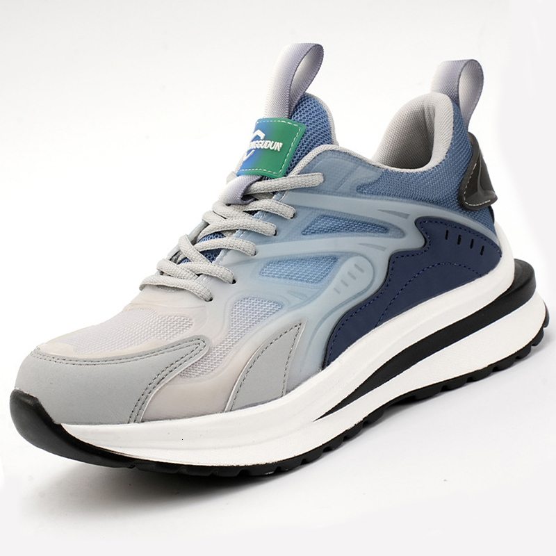 Dress Shoes Fashion Work Antismashing Antipiercing Safety Men Protective Wearresistant Indestructible Gradient Sports 230329