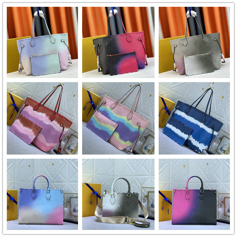 Spirng IN THE City Women Bag 2023SS Sunrise Pastel Gradient color ONTHEGO Handbag Never Shoulder Full Shopper Bag Designer Shoulder Tote Wallet Crossbody Purse Bags, 10#size: 25*19*11.5cm
Spirng IN THE City Women Bag 2023SS Sunrise Pastel Gradient color ONTHEGO Handbag Never Shoulder Full Shopper Bag Designer Shoulder Tote Wallet Crossbody Purse Bags, 10#size: 25*19*11.5cm