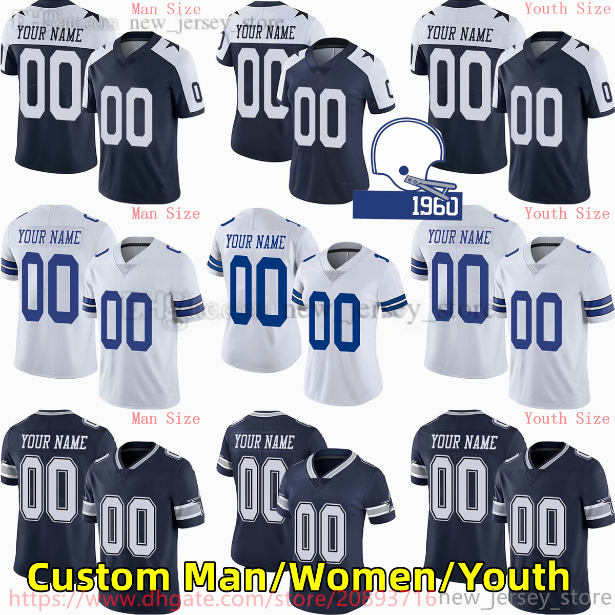 Custom S-6XL NCAA Football Jersey Stitched 4 DakPrescott 21 EzekielElliott 88 CeeDeeLamb 9 JaylonSmith 12 RogerStaubach 13 MichaelGallup 14 AndyDalton Jerseys, Men only s-6xl
Custom S-6XL NCAA Football Jersey Stitched 4 DakPrescott 21 EzekielElliott 88 CeeDeeLamb 9 JaylonSmith 12 RogerStaubach 13 MichaelGallup 14 AndyDalton Jerseys, Men only s-6xl