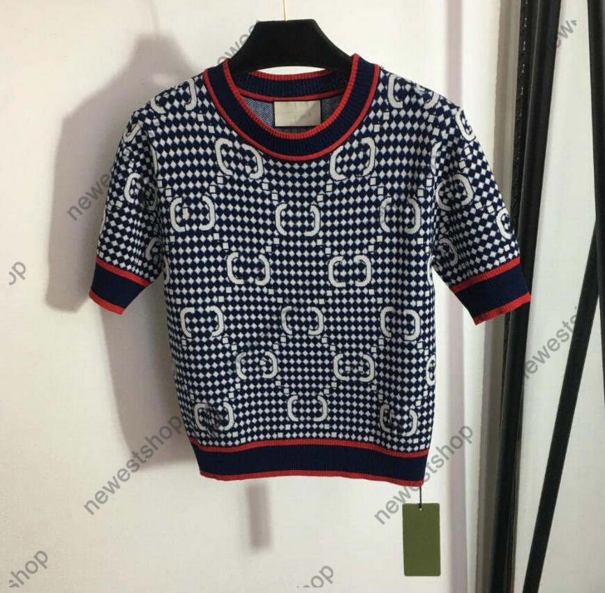 2023 Summer Womens Knits T Shirts Classic Letter print Pullover Short Sleeve Loose t shirt Womens Clothing Styles, As picture
2023 Summer Womens Knits T Shirts Classic Letter print Pullover Short Sleeve Loose t shirt Womens Clothing Styles, As picture