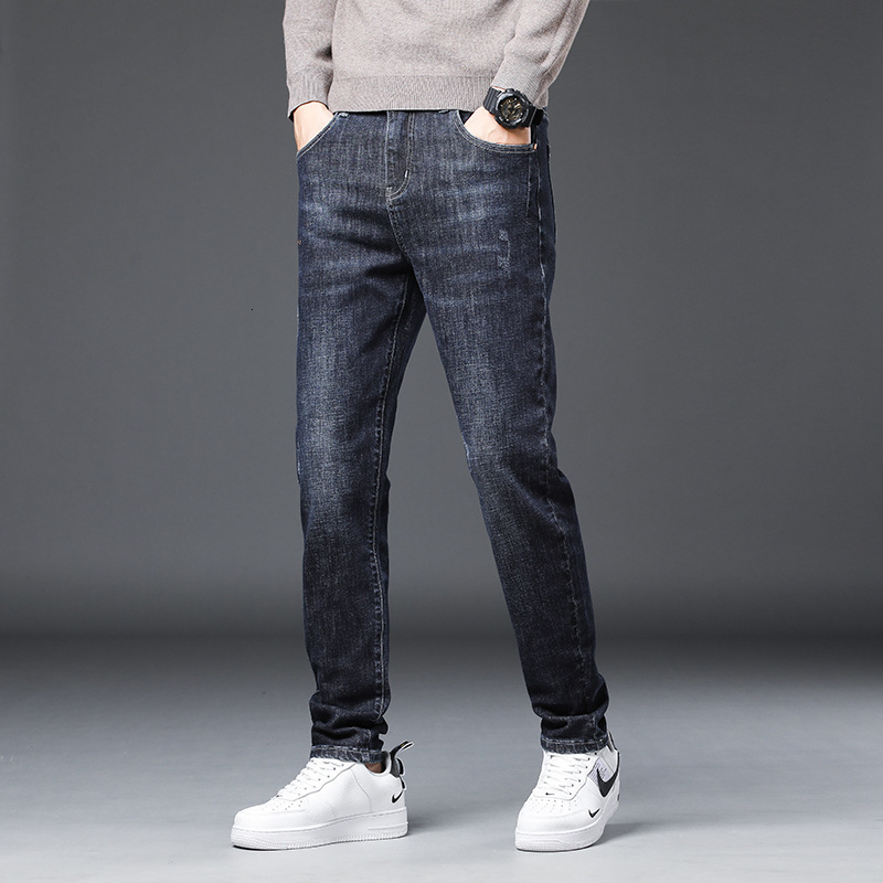 Men's Jeans Early Spring Jeans Men's Casual Slim Straight Jeans High-quality Casual Men's Jeans 230329