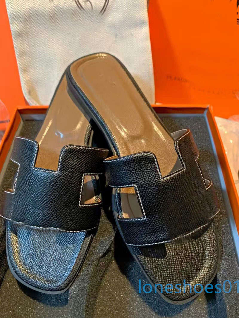 Designer Women Slippers Genuine Leather Flat Sandals 2023 Summer Fashion Beach H Letter Drag Nude Black White Brown Matte Women's Slipper 35-42 woman Box
Designer Women Slippers Genuine Leather Flat Sandals 2023 Summer Fashion Beach H Letter Drag Nude Black White Brown Matte Women's Slipper 35-42 woman Box