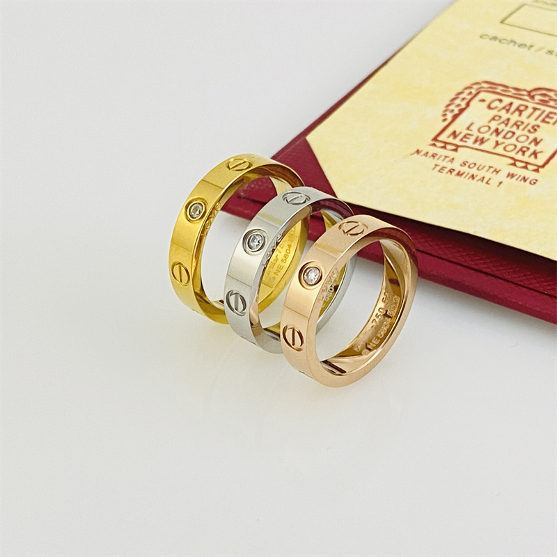 23ss 3color Love Ring 4mm Luxury Jewelry Midi Rings for Women Titanium Steel Gold-Plated Process Fashion Accessories Never Fade Not Allergic Store
23ss 3color Love Ring 4mm Luxury Jewelry Midi Rings for Women Titanium Steel Gold-Plated Process Fashion Accessories Never Fade Not Allergic Store