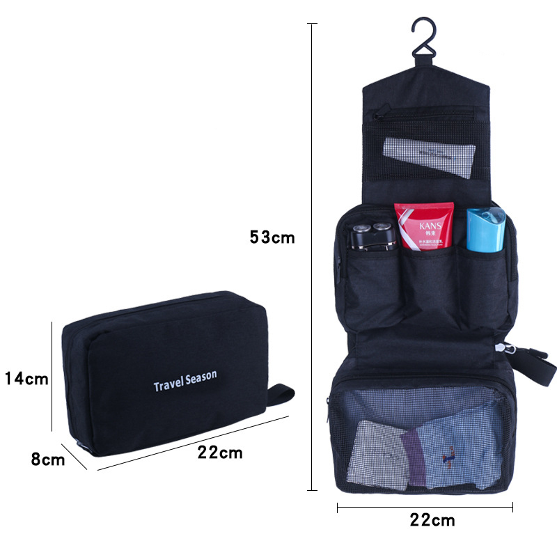 Cosmetic Bags Cases Hanging Travel Toiletry for Men and Women Waterproof Makeup Beautician Folding Bathroom Shower Organizer 230329