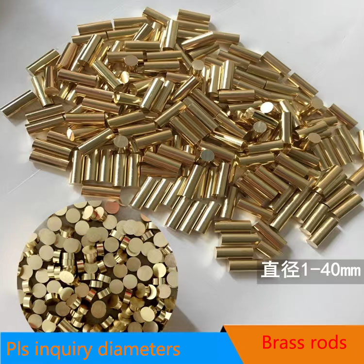 Brass Round Bar Rod 0.8mm-4.5mm Solid 500mm Long