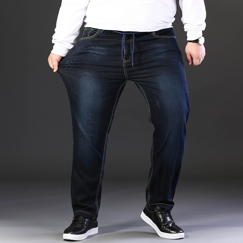 Men's Jeans 7XL Plus Size Summer High Quality Men's Baggy Cargo Male Casual Long Denim Pants Fashion Loose Jeans Trousers 230329