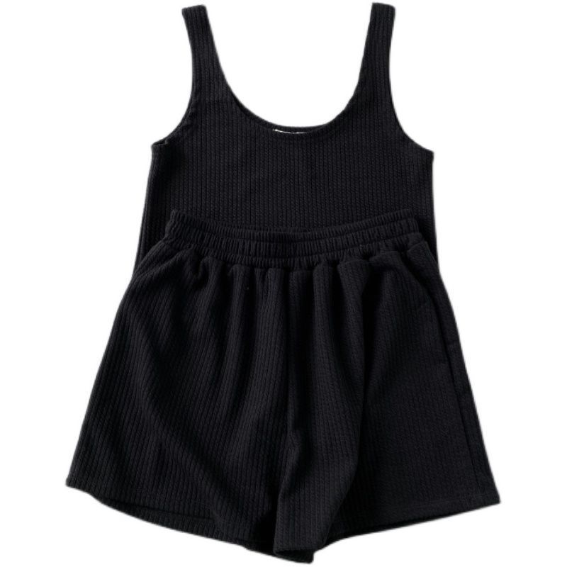 Women's Sleepwear QWEEK Women's Pajamas Summer Home Furnishings 2-Piece Pajamas Women's Pajamas Set With Shorts Casual Pajamas 230329