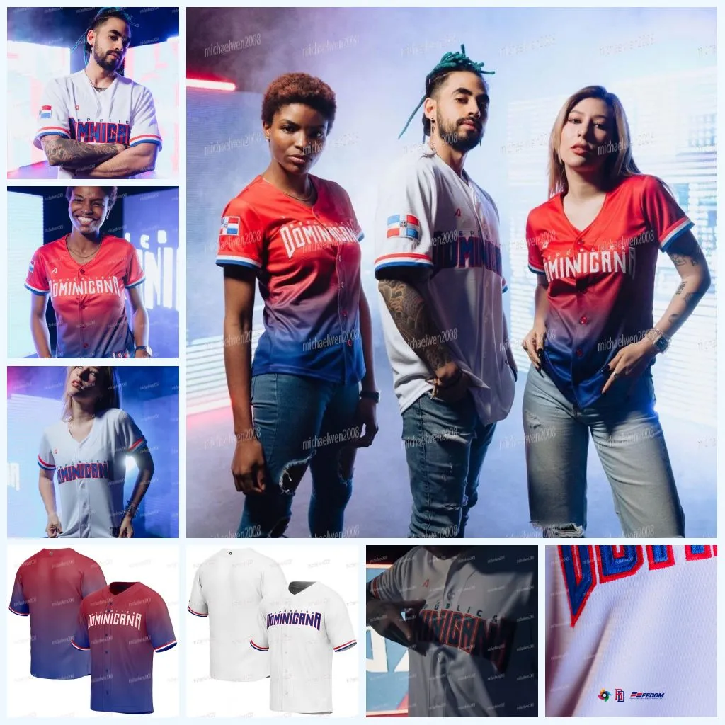 Dominican Republic Baseball White 2023 World Baseball Classic Jersey 27 Willy Adames Juan Soto Julio Rodriguez Camilo Doval Enyel De Los San, 2023 white
Dominican Republic Baseball White 2023 World Baseball Classic Jersey 27 Willy Adames Juan Soto Julio Rodriguez Camilo Doval Enyel De Los San, 2023 white