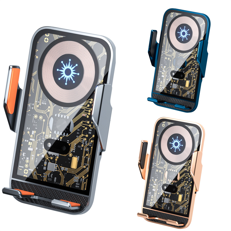 C10 Magnetic Car Wireless Chargers Air Vent Phone Holder For Iphone 14 13 12 Pro Max Macsafe Charger Fast Charging Station with box