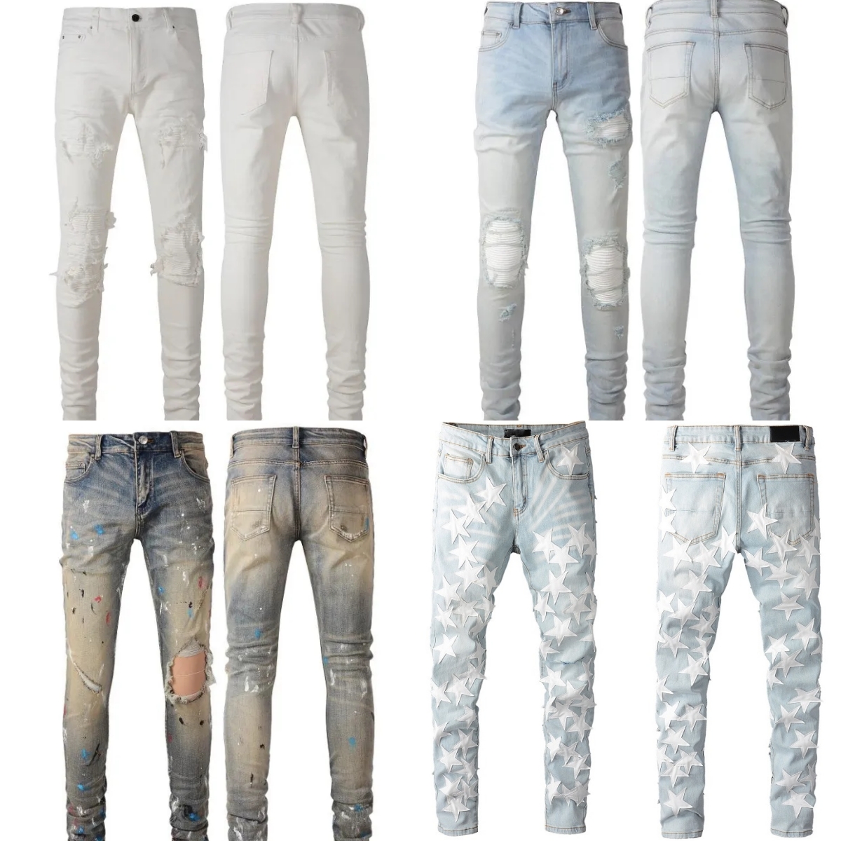 Ripped Fashion jeans black cargo pants Designer Jeans Pants Light Simple Lightweight Denim Classic Straight Biker Casual Size 28-40 Skinny Motorcycle, No.9
Ripped Fashion jeans black cargo pants Designer Jeans Pants Light Simple Lightweight Denim Classic Straight Biker Casual Size 28-40 Skinny Motorcycle, No.9