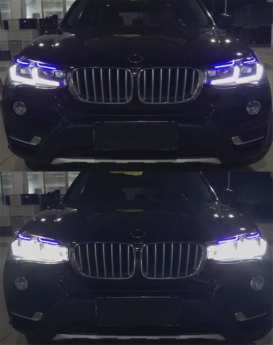 LED Headlights For Cars X5 F15 2014-20 18 X6 F16 LED Auto Headlights Assembly Upgrade M5 Competition Design Bicofal Lens Kit Accessories