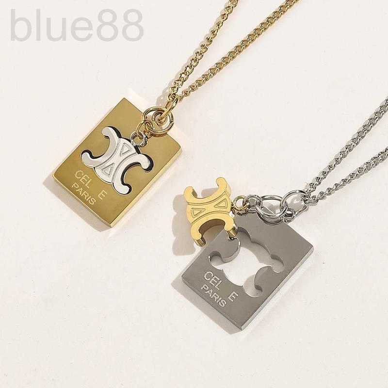 Strands, Strings designer Stainless steel triumphal arch splicing necklace two-color French collar chain interlocking titanium neck 9QCK
Strands, Strings designer Stainless steel triumphal arch splicing necklace two-color French collar chain interlocking titanium neck 9QCK