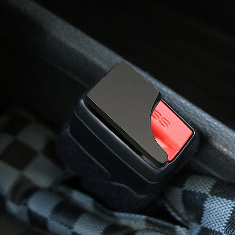 Hidden Car Safety Belt Buckle Clip Utor28 Metal Insert Card Interior Seat Buckles Alert Silencer Seatbelt Auto Accessories
