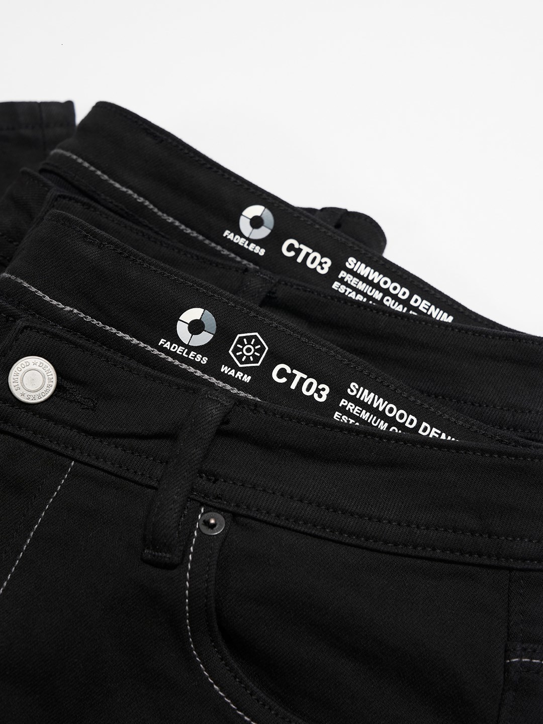 Men's Jeans Spring Winter Comfortable Tapered Black Jeans Men 14oz Lycra Low Elastic Fleece Denim Trousers 230329