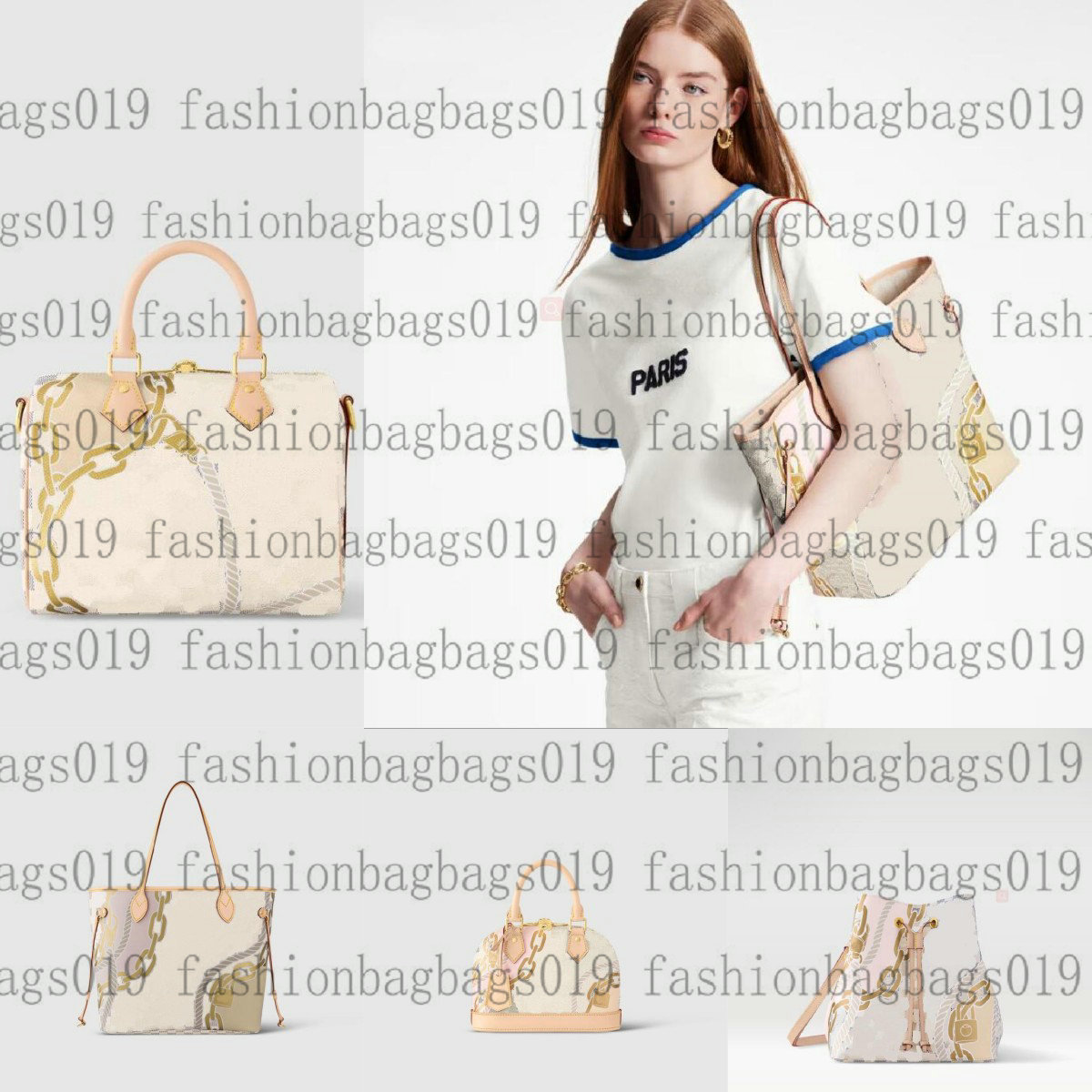 Onthego MM N40471 Tote Bag 23SS New Spring Nautical Handbag Alma BB N40472 Print of Ropes and Chain NEonoe MM N40474 Woman Speedys Hobo Handbag With Wallet Fashion Bag
Onthego MM N40471 Tote Bag 23SS New Spring Nautical Handbag Alma BB N40472 Print of Ropes and Chain NEonoe MM N40474 Woman Speedys Hobo Handbag With Wallet Fashion Bag