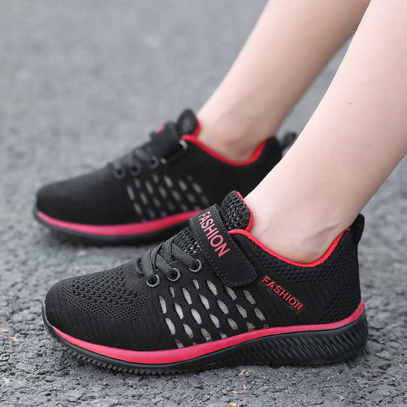 Athletic Outdoor 2023 Summer Boys Running Sneakers Fashion Sport Kids Hook Loop Breathable Casual Shoes Children Walking Tenis Sneaker Girl W0329 XJ26