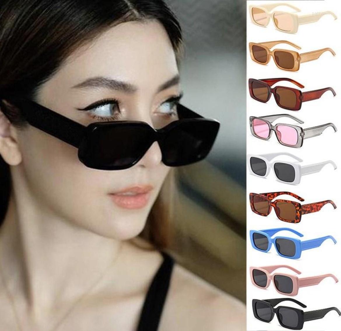 Sunglasses Square Sexy Colorful Unisex Vintage Men Women Designer Fashion Sun Glases UV400 For