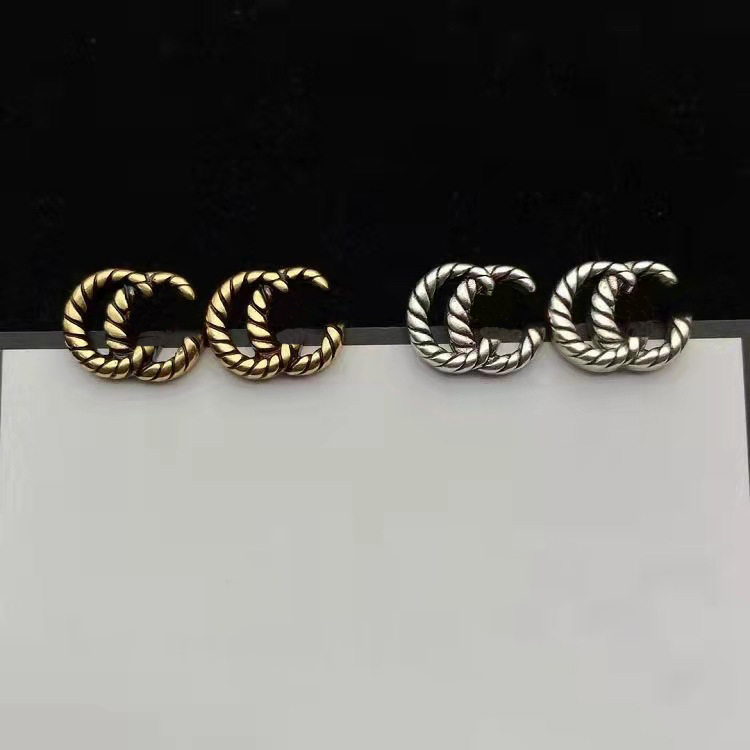 Classic Simple Retro Style G-Letter Designer Stud Earrings Brand Letter Earring For Women Jewelry Accessory High Quality Wedding Gifts
Classic Simple Retro Style G-Letter Designer Stud Earrings Brand Letter Earring For Women Jewelry Accessory High Quality Wedding Gifts