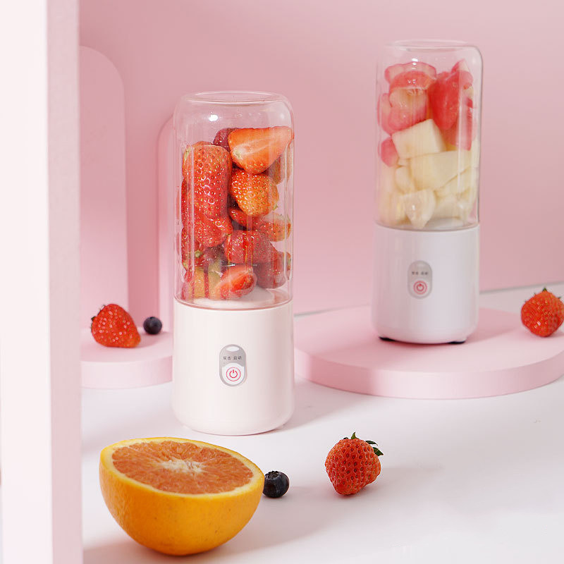 Portable Mixer USB Electric Fruit Juicer Handheld Smoothie Maker Blender Stirring Rechargeable Mini Food Processor Juice Cup Family Mini Juicer