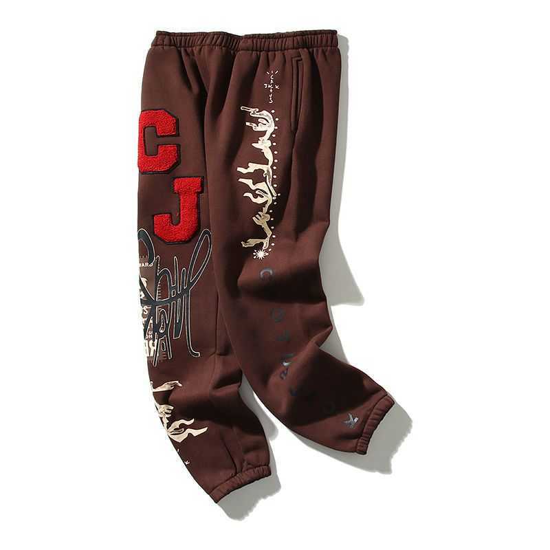 Travis Scott Cactus Jack Cj Towel Embroidery Men's and Women's American High Street Sports Pants, Brown
Travis Scott Cactus Jack Cj Towel Embroidery Men's and Women's American High Street Sports Pants, Brown