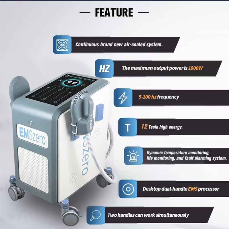 professional 13 Tesla High Intensity Focused EMS 2 Handles Body Slimming Machine EMS Muscle Stimulating Fat Dissolving Clinic Machine
professional 13 Tesla High Intensity Focused EMS 2 Handles Body Slimming Machine EMS Muscle Stimulating Fat Dissolving Clinic Machine