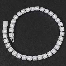 13mm Width Sterg Sier Vvs d Color Moissanite Dia Mens Chains Hip Hop Jewelry Cuban Tennis Chain