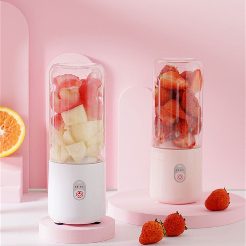 Portable Mixer USB Electric Fruit Juicer Handheld Smoothie Maker Blender Stirring Rechargeable Mini Food Processor Juice Cup Family Mini Juicer