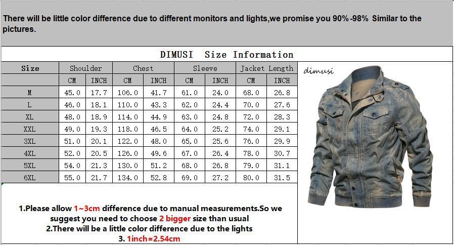 Men's Jackets DIMUSI Spring Autumn Mens Denim Jacket Trendy Fashion Ripped Denim Jacket Mens Jeans Jacket Outwear Male Cowboy Coats 6XL YA778 230