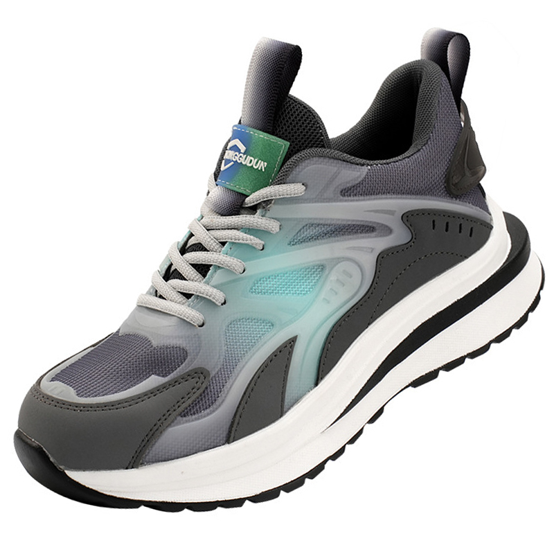 Dress Shoes Fashion Work Antismashing Antipiercing Safety Men Protective Wearresistant Indestructible Gradient Sports 230329
