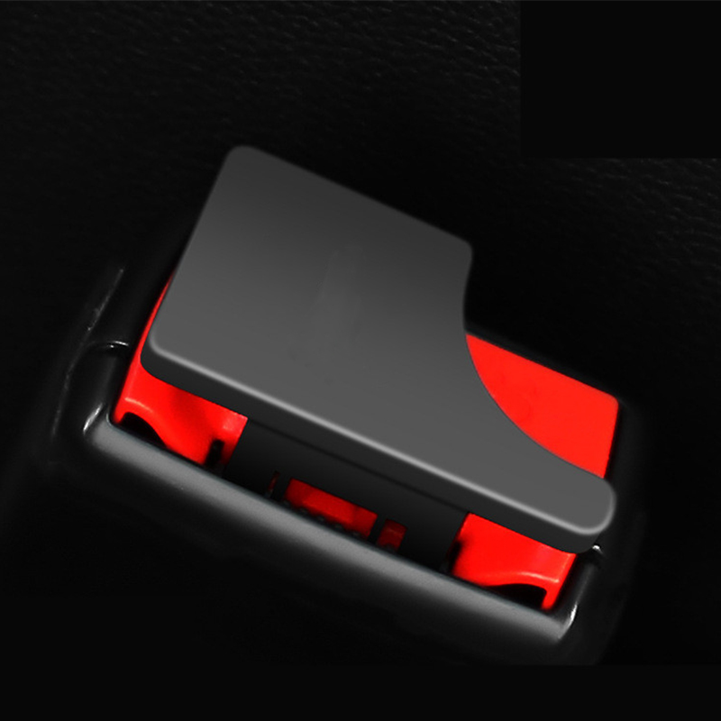 Hidden Car Safety Belt Buckle Clip Utor28 Metal Insert Card Interior Seat Buckles Alert Silencer Seatbelt Auto Accessories