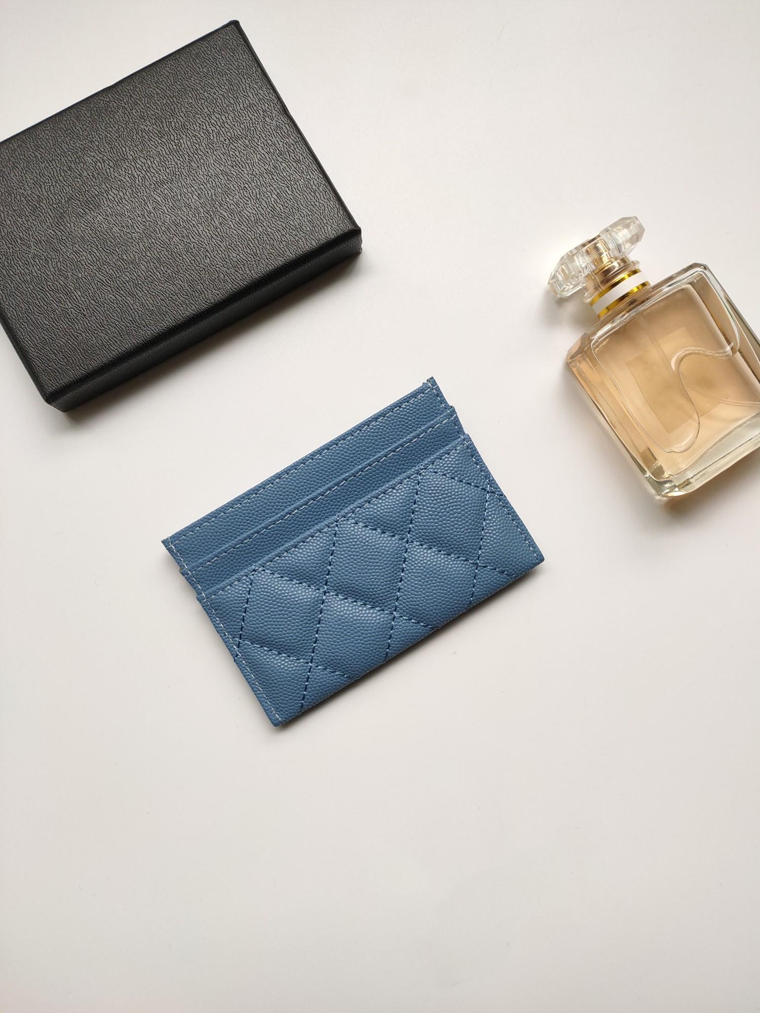 2023 New fashion Card Holders Caviar Woman Mini Wallet Designer Pure Color Genuine Leather Pebble Texture Luxury Black Wallet Wwith Box Thin Card Bag
2023 New fashion Card Holders Caviar Woman Mini Wallet Designer Pure Color Genuine Leather Pebble Texture Luxury Black Wallet Wwith Box Thin Card Bag