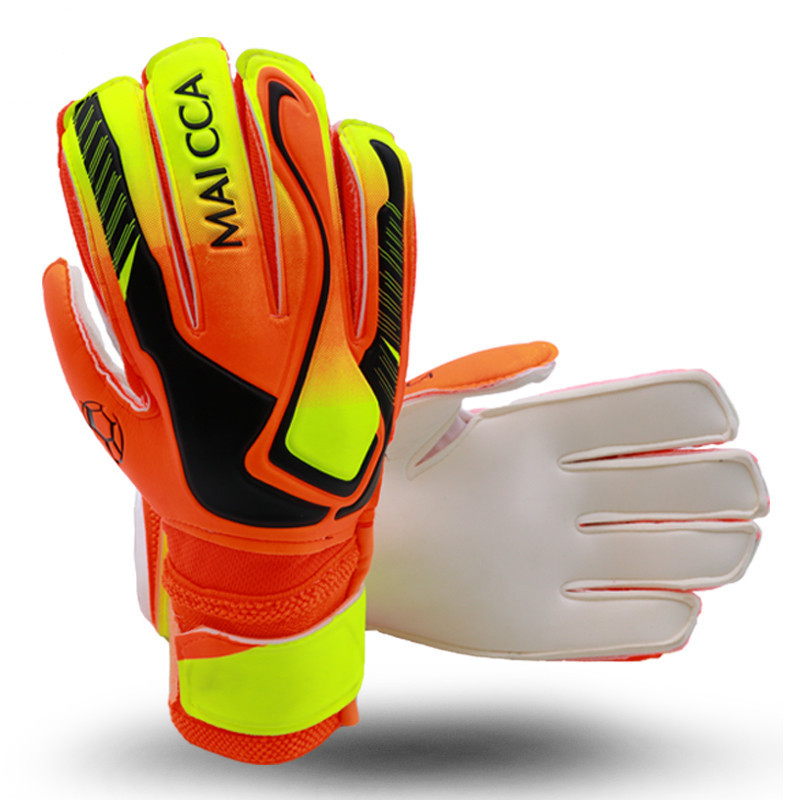 Sports Gloves MAICCA Goalkeeper Gloves Soccer Professional kids Children Football Finger Protection Soccer Football Latex Goalie Gloves 230329