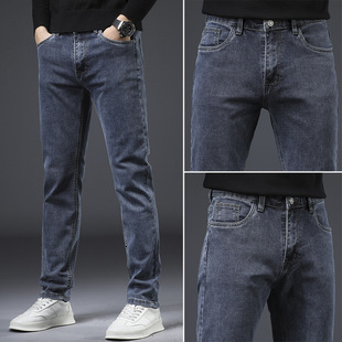Men's Jeans Early Spring Jeans Men's Casual Slim Straight Jeans High-quality Casual Men's Jeans 230329