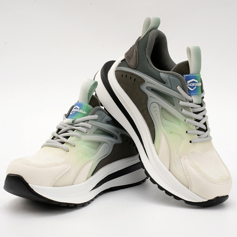 Dress Shoes Fashion Work Antismashing Antipiercing Safety Men Protective Wearresistant Indestructible Gradient Sports 230329