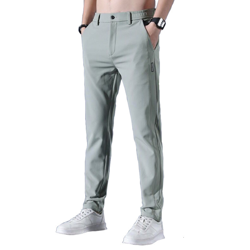 Men's Pants Malbon Spring Summer Autumn The Golf High Quality Elasticity Fashion Casual Breathable Trousers 230310