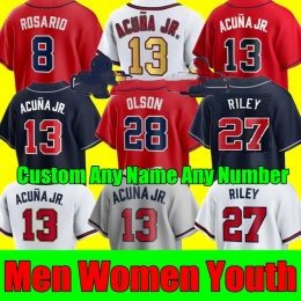 CUSTOM 2023 S-4XL WS Gold Program Jersey Ronald Acuna Jr. MATT OlSON ATlANTA JORGE SOlER DEiON SANDERS AUSTIN RIlEY BRAVE OZZIE ALBIES JONES
CUSTOM 2023 S-4XL WS Gold Program Jersey Ronald Acuna Jr. MATT OlSON ATlANTA JORGE SOlER DEiON SANDERS AUSTIN RIlEY BRAVE OZZIE ALBIES JONES