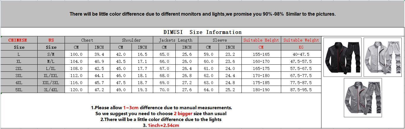 Men's Tracksuits DIMUSI Men's Leisure Sportswear Athletic JacketPants 2-Piece Men's Fashion Sports Jogging Set Men's Fitness Wear 