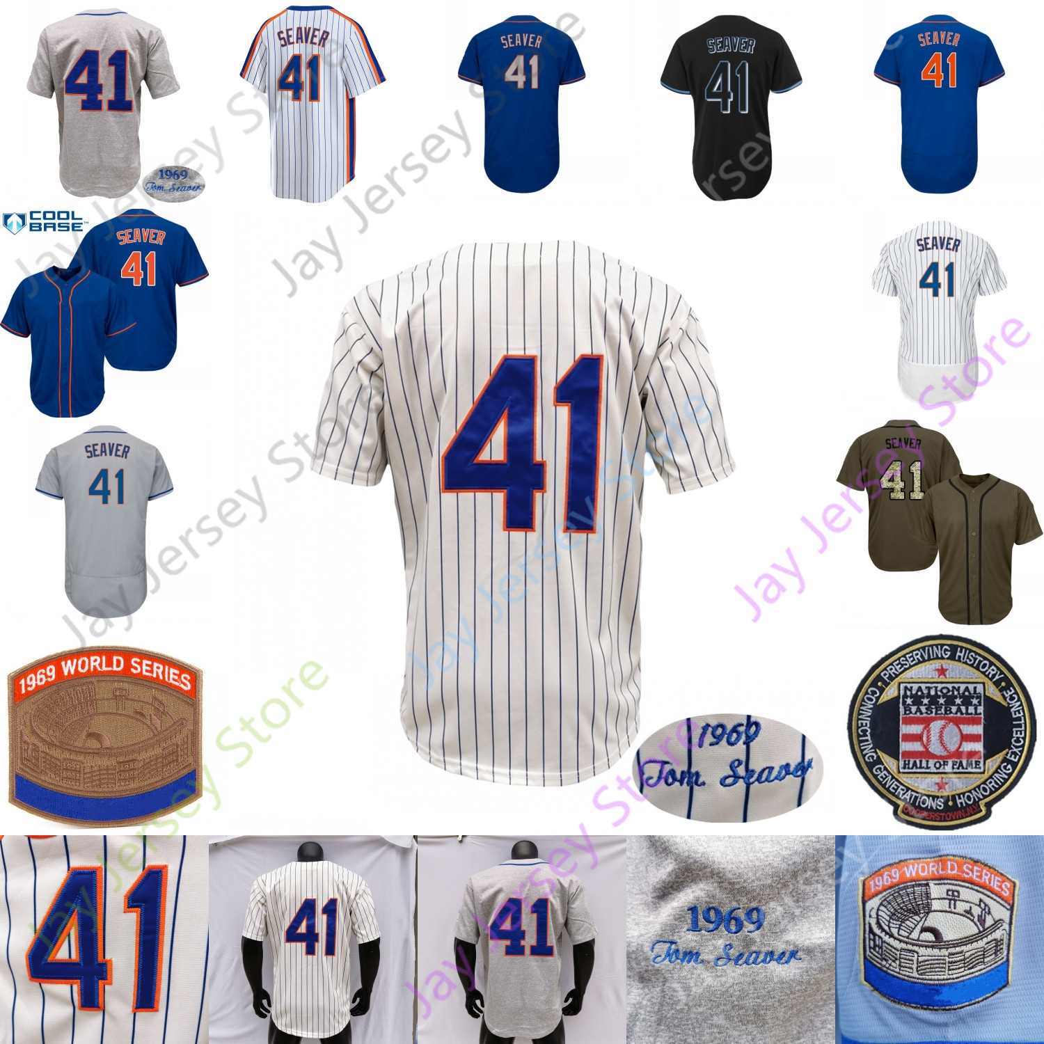 Tom Seaver Jersey Vintage Hall Of Fame 1969 WS Patch Home Away White Cream Pinstripe Blue Green Grey Black Pullover All Stitched, Grey player
Tom Seaver Jersey Vintage Hall Of Fame 1969 WS Patch Home Away White Cream Pinstripe Blue Green Grey Black Pullover All Stitched, Grey player