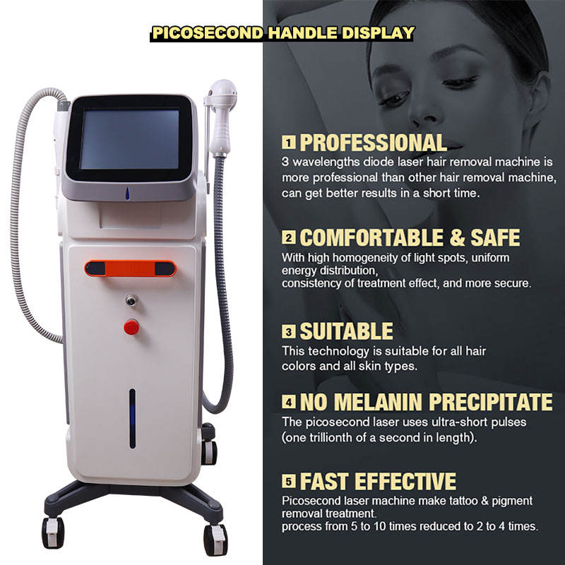 808nm laser remove freckles Pico laser Tattoo Removal Carbon peeling Device 810 diode