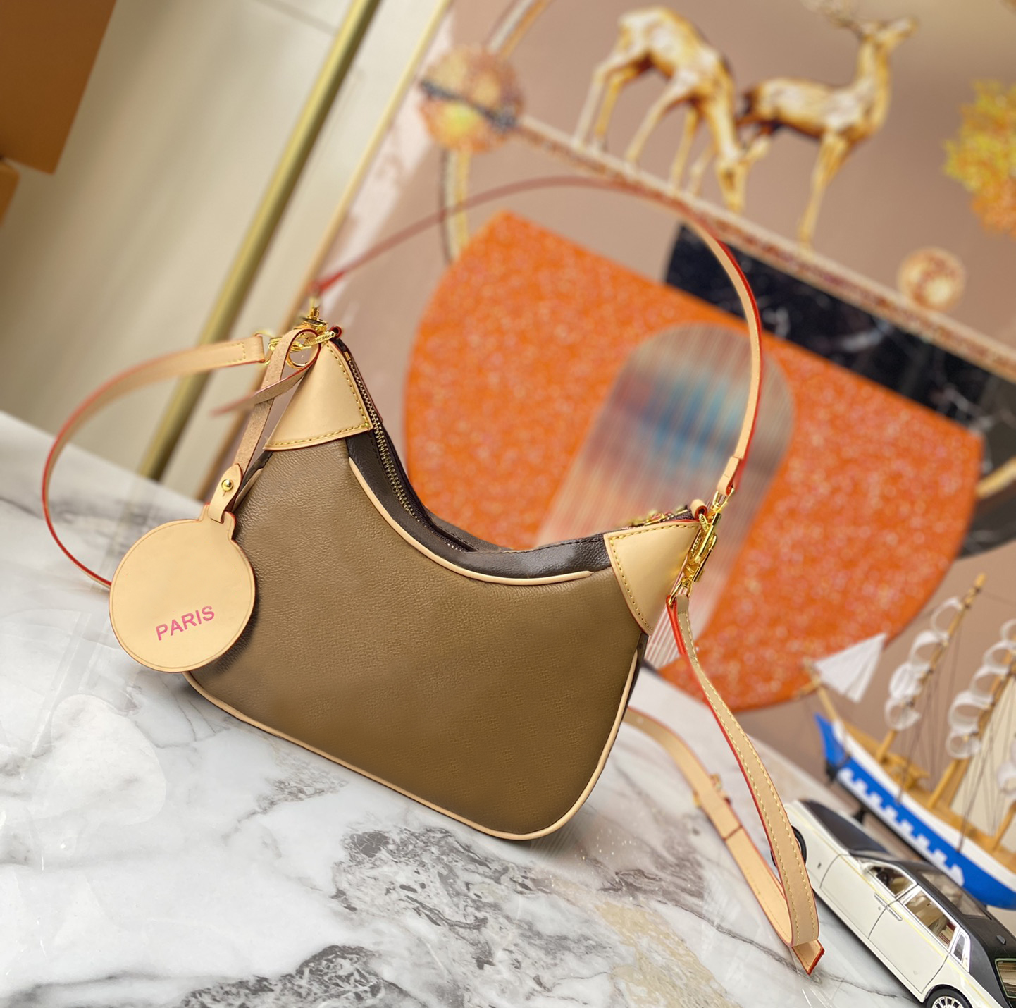 Designer bag womens shoulder bag luxury Bagatelle BB handbags flower letter Empreinte leather mini underarm bags crossbody ladies fashion makeup purses, 56091#yellow monogrames
Designer bag womens shoulder bag luxury Bagatelle BB handbags flower letter Empreinte leather mini underarm bags crossbody ladies fashion makeup purses, 56091#yellow monogrames